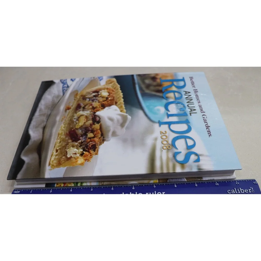 Better Homes and Gardens Annual Recipes 2008 Hardcover Cookbook 400+ Recipes